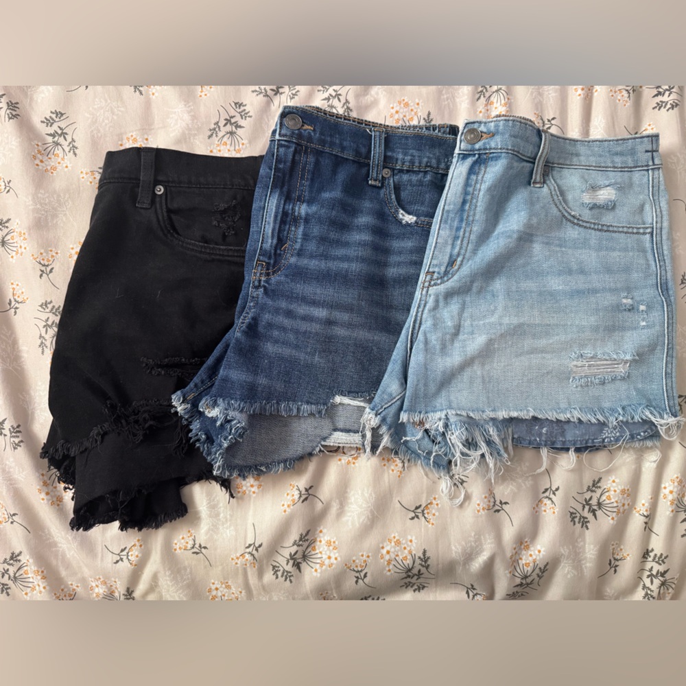 3 Aerie Denim Shorts